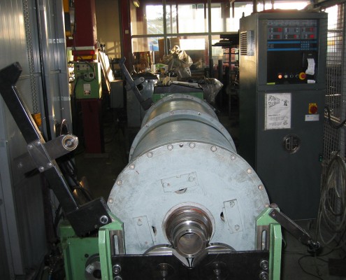 Equilibrage dynamique d'un tambour de centrifugeuse