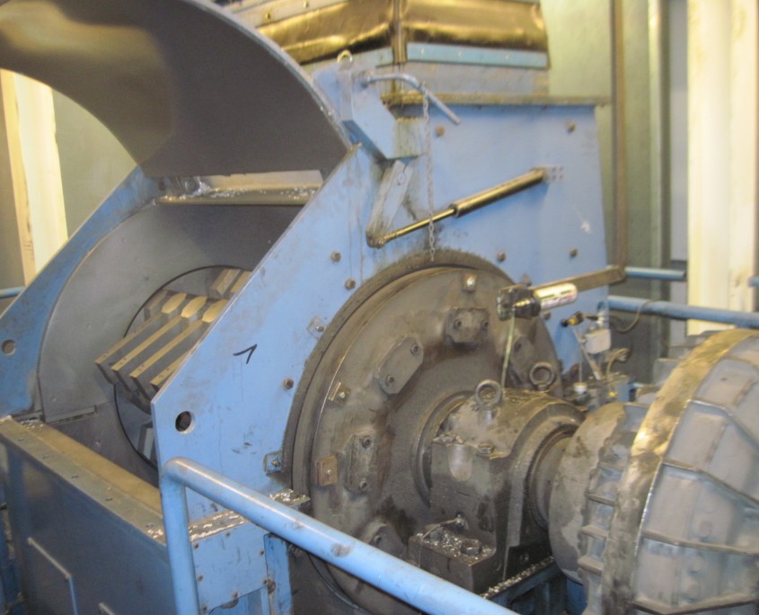 Equilibrage d'un rotor de déchiqueteur