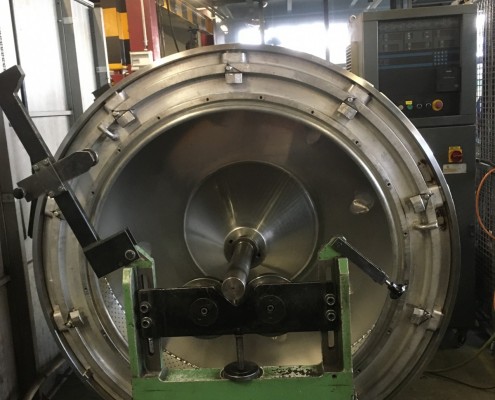 Equilibrage d'un tambour de centrifugeuse