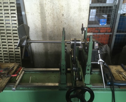 Equilibrage dynamique d'un rotor et une hélice de ventilation