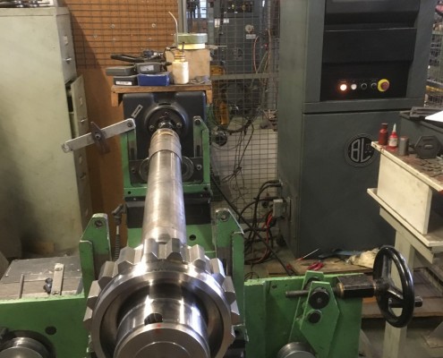 Equilibrage dynamique d'un pignon