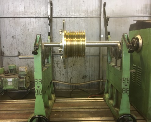 Equilibrage dynamique d'une poulie frein de remontées mécaniques