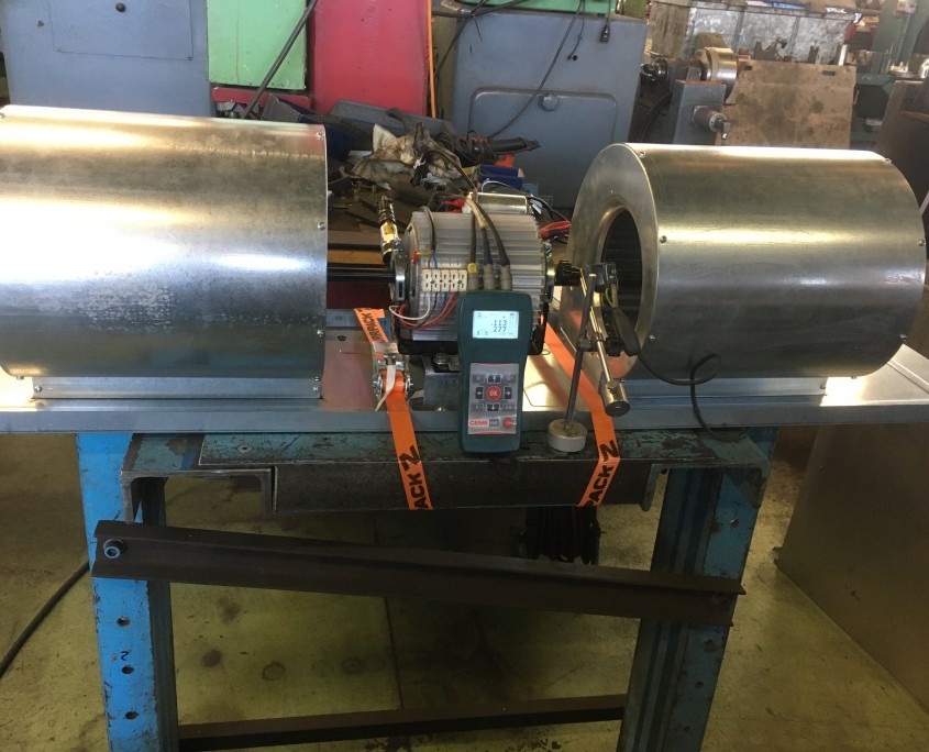 Equilibrage d'une ventilation double turbines