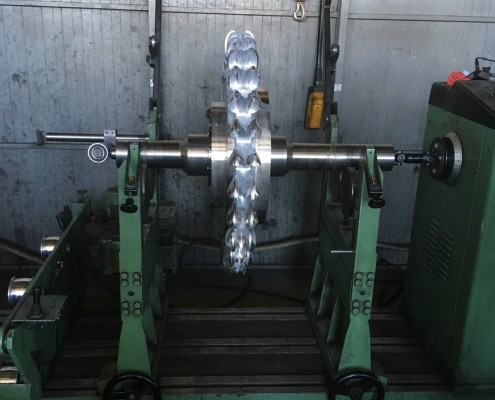 Equilibrage dynamique d'une roue Pelton