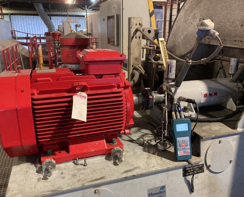 Contrôle des vibrations sur une installation de ventilation