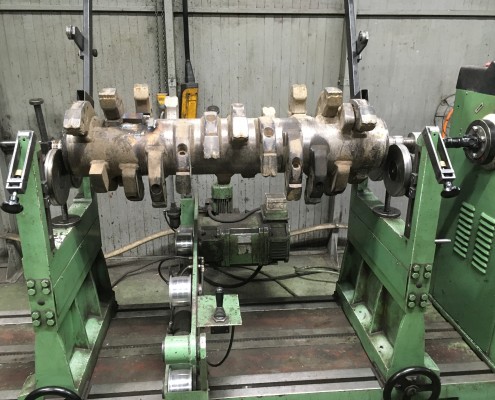 Equilibrage dynamique d'un rotor de broyeur de souche