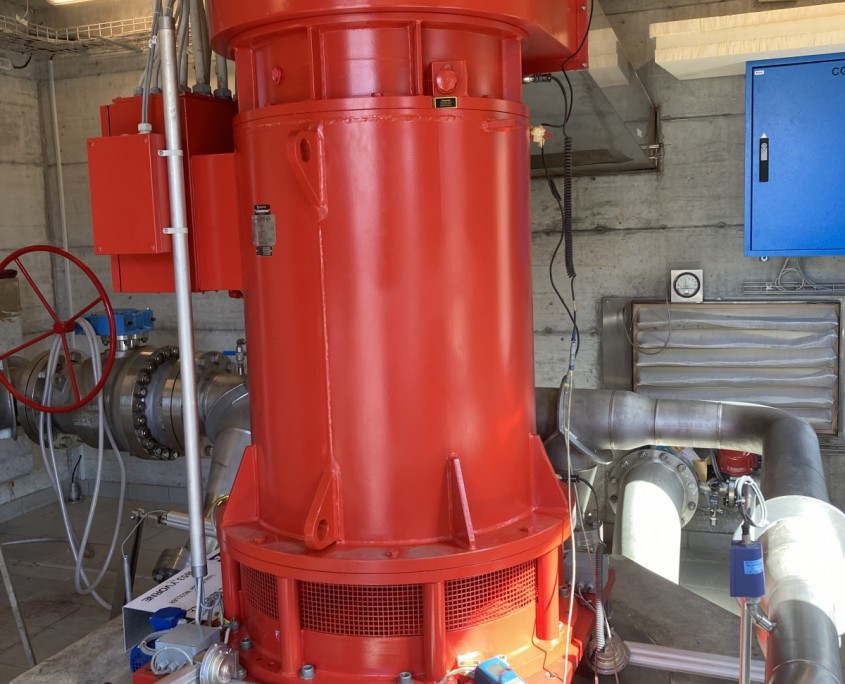 Equilibrage sur site d'un générateur d'une Microcentrale hydroélectrique