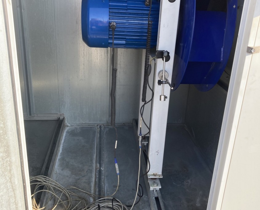Equilibrage sur site d'une turbine de ventilation de Mono-Bloc